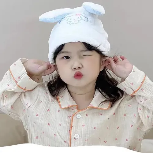 Toalla De Pelo De Secado Rápido For Niños, Gorra De Ducha A