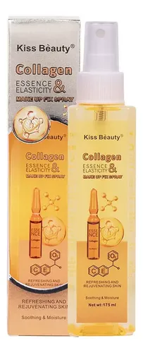 Fijador Y Primer Rostro Kiss Beauty Esencia Colágeno Spray 175ml