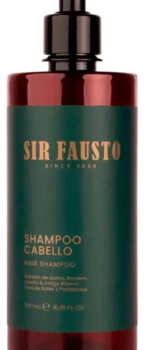 Sir Fausto Men´s Shampoo Pelo Engrosador Sin Sulfato X 500ml