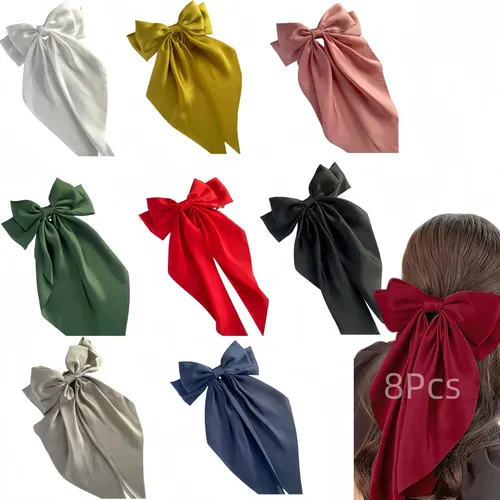 / 8 Piezas Horquilla De Lazo/accesorios Para El Pelo Conlazo