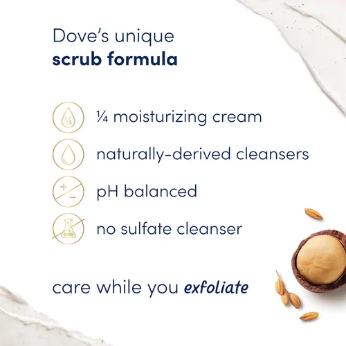 Paquete De Prueba De Exfoliante Corporal Dove Para Mujer, Pa