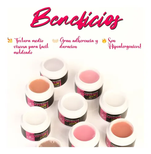 Kit Construcción De Uñas Esculpidas Gel Avanzado By Sarac