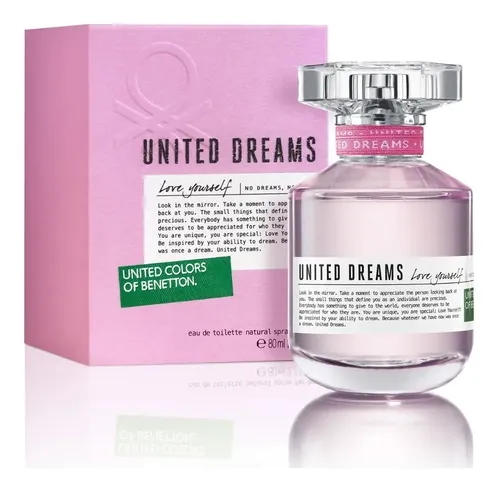 Perfume Benetton United Dreams Love Yourself Para Mujer 80ml