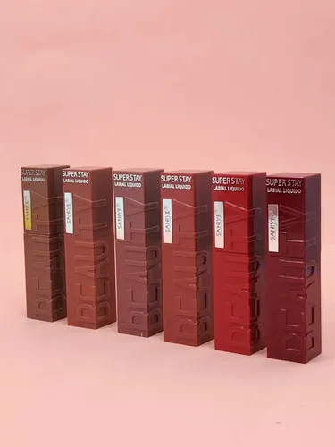 Labial Liquido Matte Beauty Saniye Larga Duracion Tonos 10ml Color Tono 05