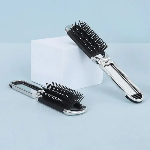 Cepillo De Cabello Plegable Con Peine Weizh Mini, 4 Unidades