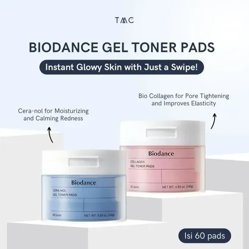 Biodance Cera-nol Almohadillas De Tóner De Gel Coreanas X60u