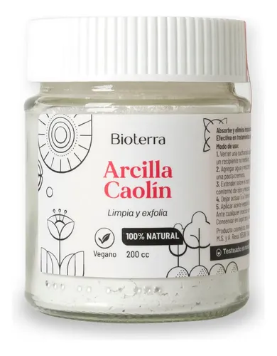Arcilla Facial Patagónica Caolín Cosmética Natural Bioterra
