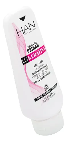 Han Keratina Crema De Peinar Antifrizz Hidratante Cabello