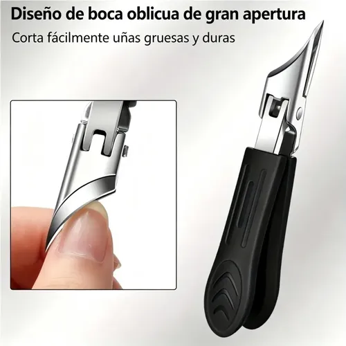 Set De 6 Cortaúñas De Acero Inoxidable Para Uñas Encarnadas