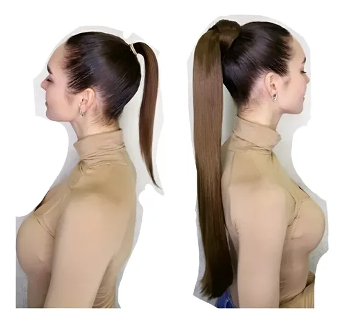 Extensiones Cola De Caballo Postizo. 70 Cm De Largo. Volumen