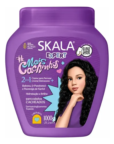Skala Mais Cachinhos 2 En 1 Tratamiento Rizos Niños 1000 Gr