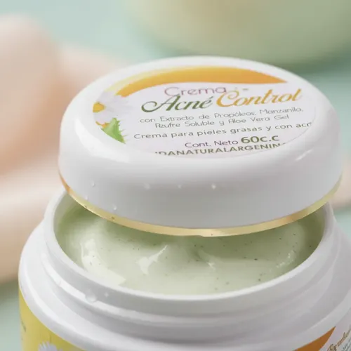 Crema Acné Control Vida Natural 60cc Para Piel Grasa