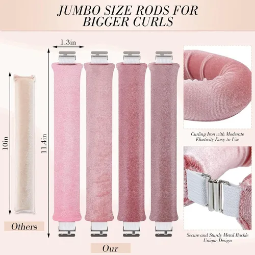 Juego De Rulos Sin Calor Obeoby G9755k-11-n Soft Gradient