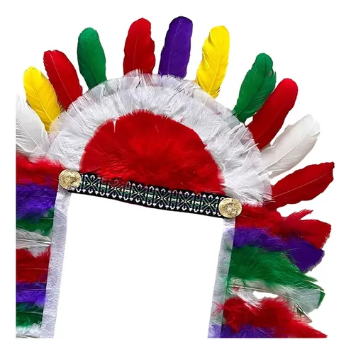 Tocado De Plumas, Diadema, Accesorios De Disfraz