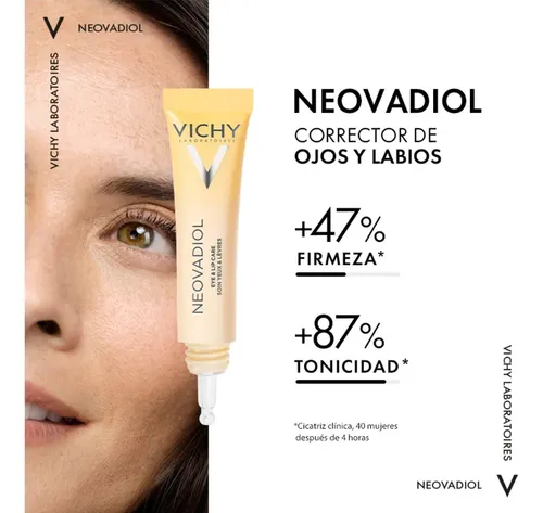 Vichy Neovadiol Contorno De Ojos Y Labios Densificador Alisador Redefine Pieles Maduras