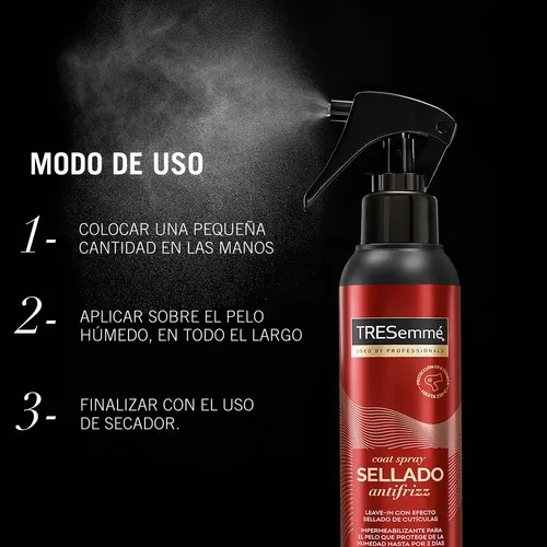 Spray Para Peinar Tresemmé Sellado Antifrizz 190ml