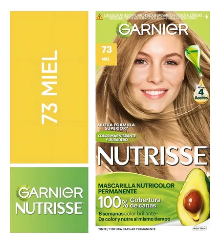 Tintura Permanente Nutrisse para Cabello Tono 73 Miel