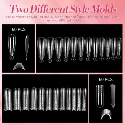 Born Pretty Poly Nail Extension Gel Kit-6 Colors Poly Nails