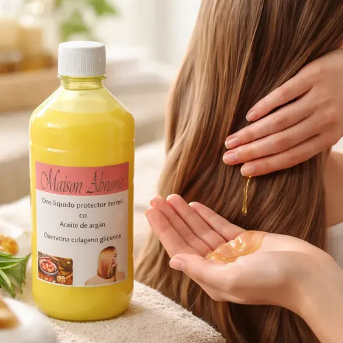Protector Térmico Oro Líquido Argán Keratina 1 Litro