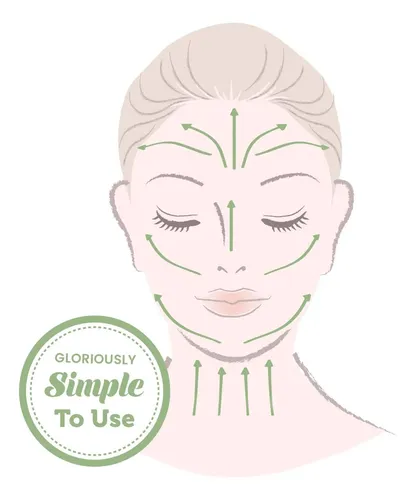 Set Masajeador Facial Rodillo Jade Y Gua Sha Roselyn