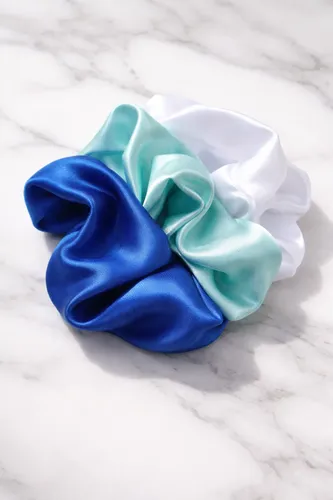 Scrunchies De Raso Satén Colitas Pack X 85 Por Mayor