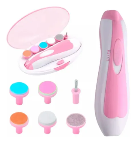 Torno Lima Para Uñas Cortador Eléctrico Para Bebes Con Luz