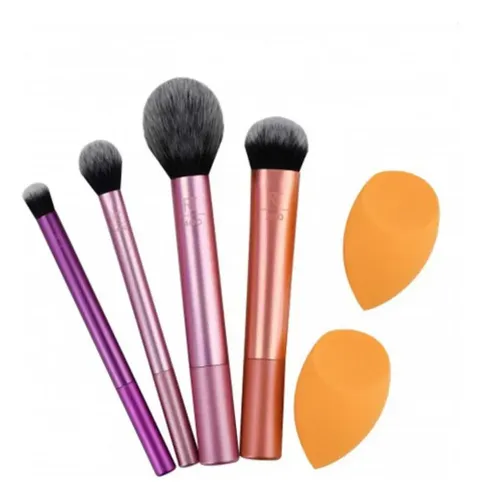 Kit Pincéis Essentials Everyday- Real Techniques- 6 Unidades