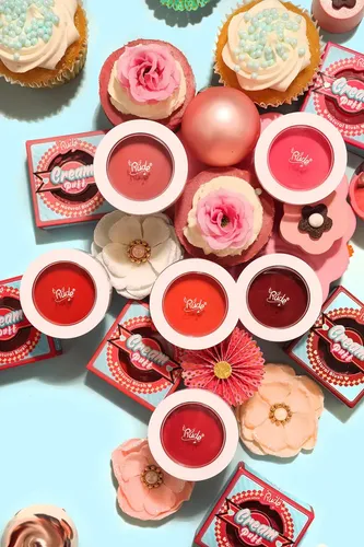 Rubor en Crema Rude Cream Puff Natural Blush Tono Creamsicle de 6 g