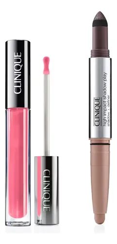 Kit Clinique Labios Y Ojos Pop Plush Strawberry