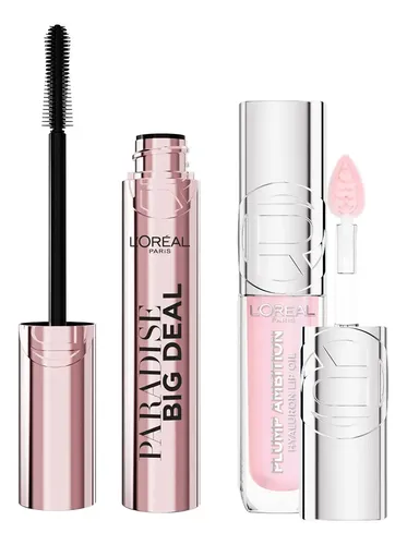 Máscara L´oreal Paris Big Deal Wsh Plump Ambition Combo