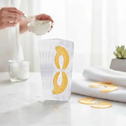 Pack X10 Mascarilla Antifaz Colageno Hidratante Parpados Mixta
