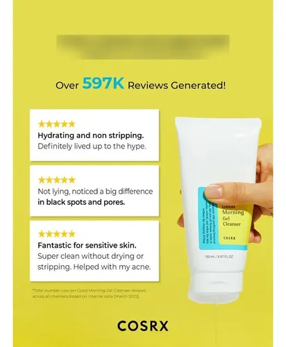 Cosrx Gel Low Ph De Limpieza Facial Diario 150ml Coreano