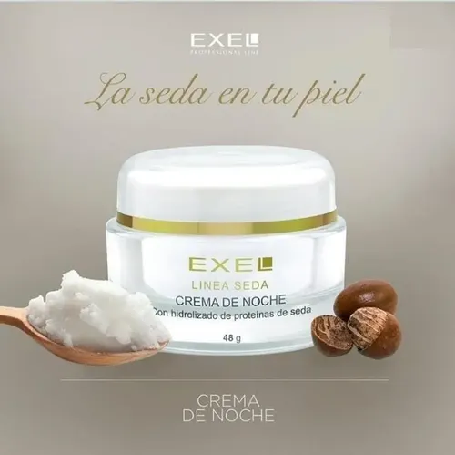Crema Facial Exel Noche Linea Seda 50 Gr