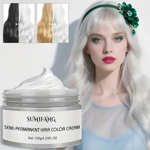 Tinte Semipermanente Blanco Suave Para Todo Tipo De Cabello