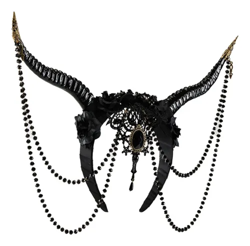 Diadema De Para Mujer, Accesorio Gótico De Antílope,