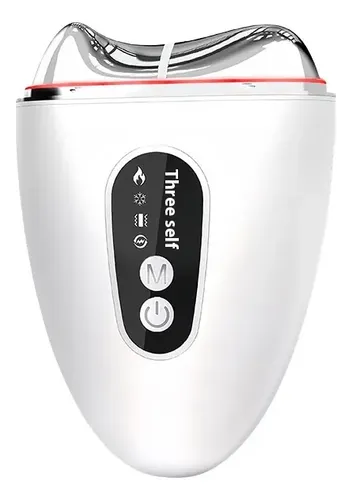Masajeador Facial Gua Sha Cuello Lifting Frio Calor Led