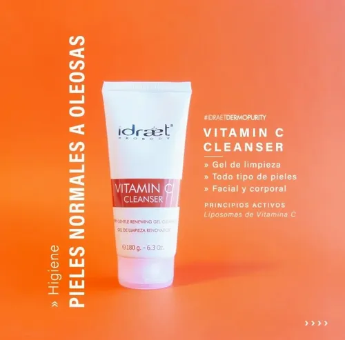 Vitamin C Cleanser Idraet X 180gr. Gel De Limpieza.