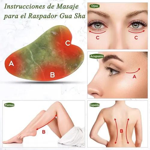 Rodillo De Jade Facial Para Masaje Facial Lk. Dw