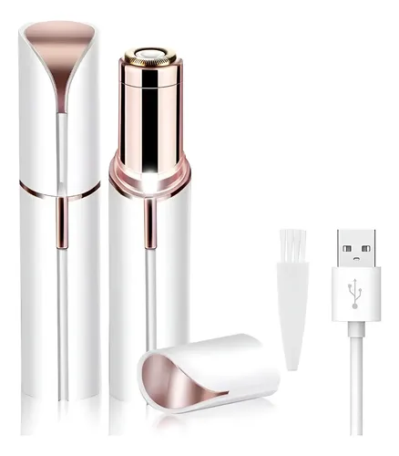 Depiladora Facial Eléctrica Portátil Con Luz Recargable \