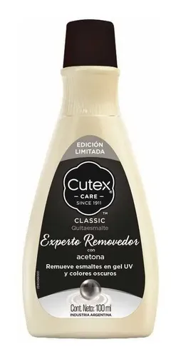 Cutex Experto Removedor Quitaesmalte Para Uñas 100ml