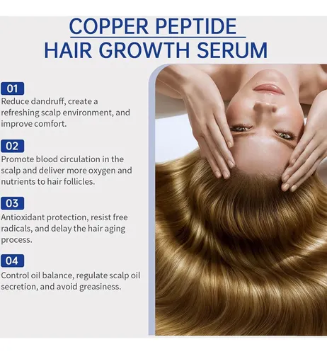 Serum Péptidos Cobre Ghk-cu Para Crecimiento Capilar