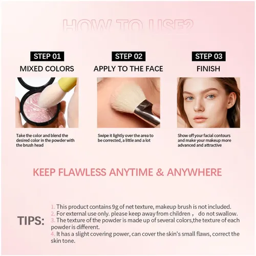 Bronzer Compacto – Ideal Para Contornear