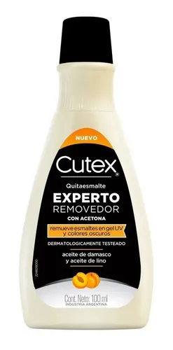 Cutex Quitaesmalte Experto Uv 100ml X1 Magistral Lacroze