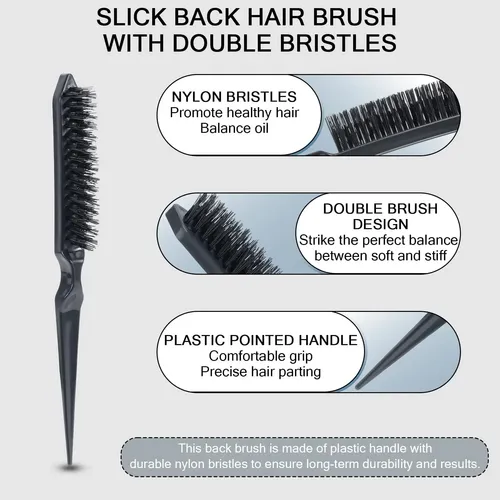 Cepillo De Cabello Ergonómico Cerdas Suaves Antiestáticas
