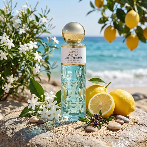 Agua De Colonia Saphir Agua 200 Ml Aroma Acuático Adulto