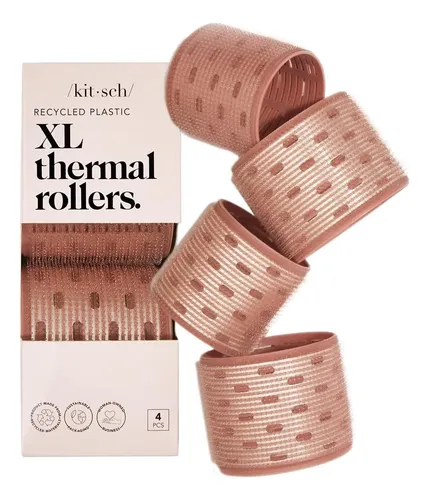 Rodillos Térmicos Xl, 4 Unidades, Rizadores Autoadherentes P