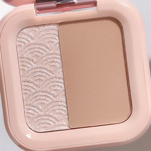 Paleta De Contorno E Iluminador En Polvo Compacto 3d Profesi