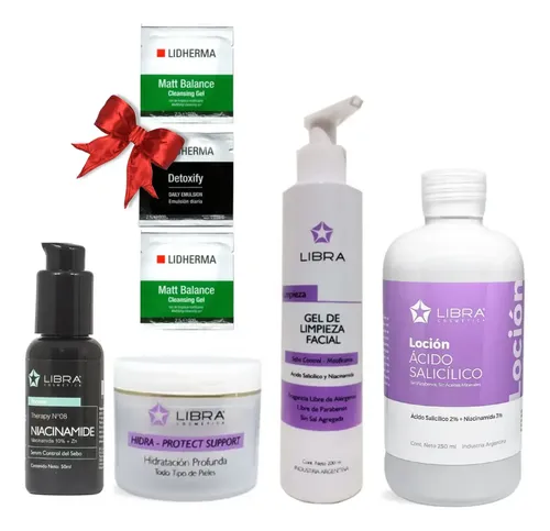 Libra Kit Combo Rutina Piel Grasa Niacinamida B3 Salicilico