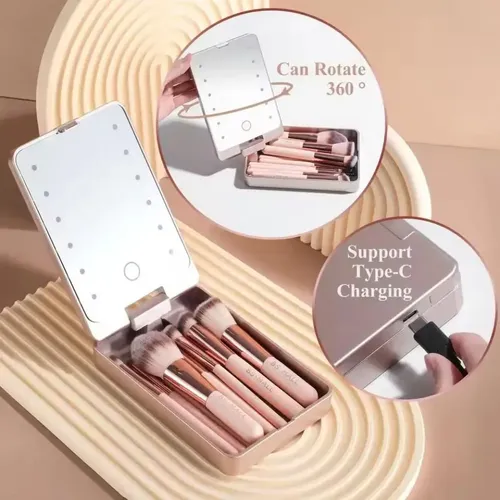 2026 Wdfset De Brochas De Maquillaje De Viajeqs -syl