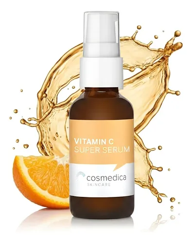 Sérum Cosmedica De Vitamina C Para Rostro Con Ácido Hialurón Todo Tipo De Piel Día/noche